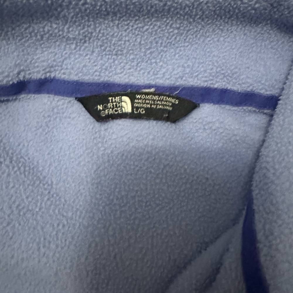 The North Face Women's Blue Fleece Hoodie - Picture 5 of 5